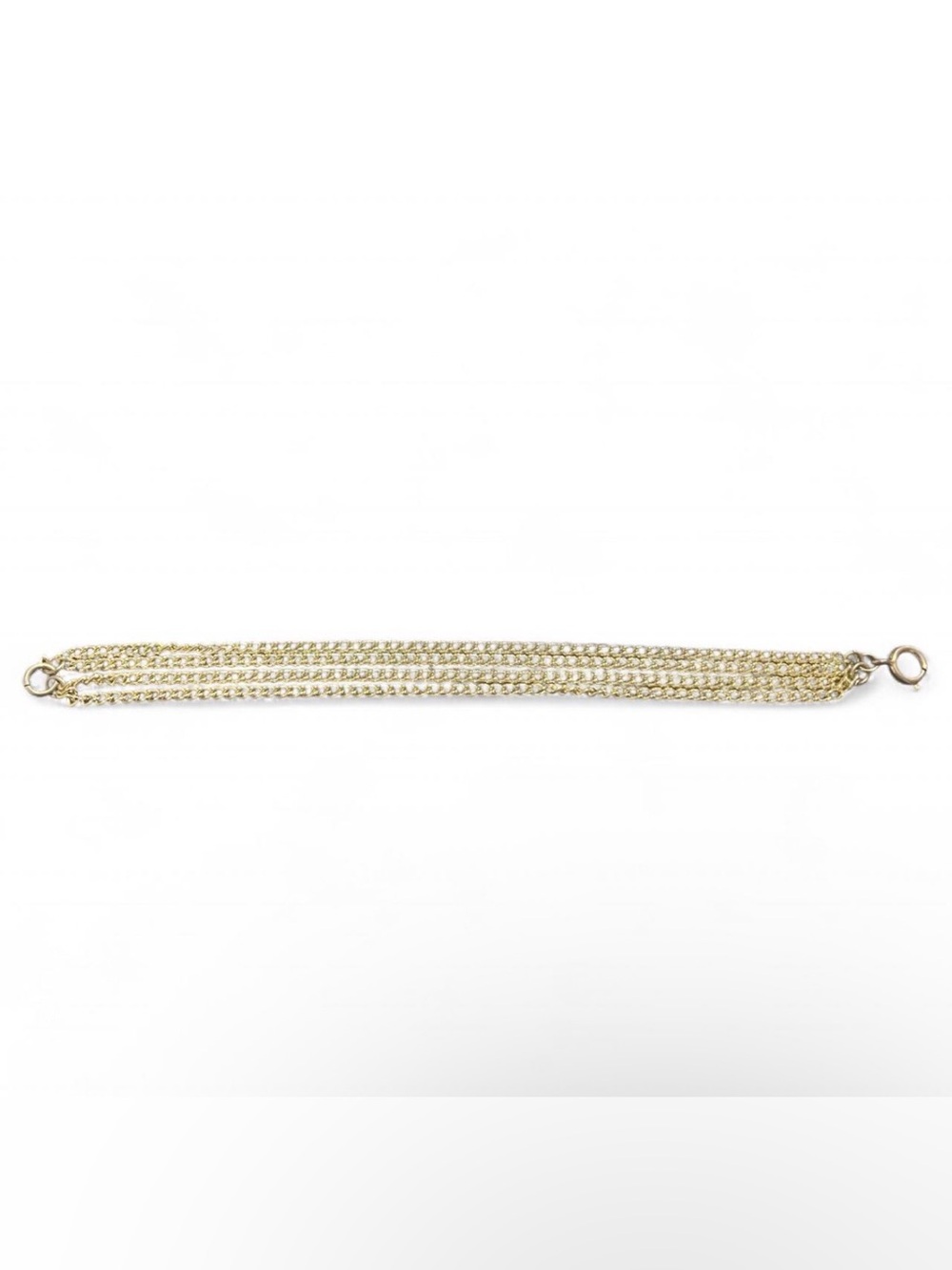 Gold Rope Chain Necklace - Slim Multi-Strand